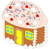 [gingerbread house]
