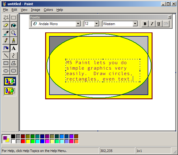 can paint 3d to curved text